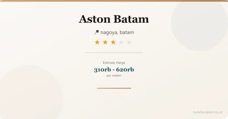 Aston Batam - Hotel 3 bintang di nagoya, batam