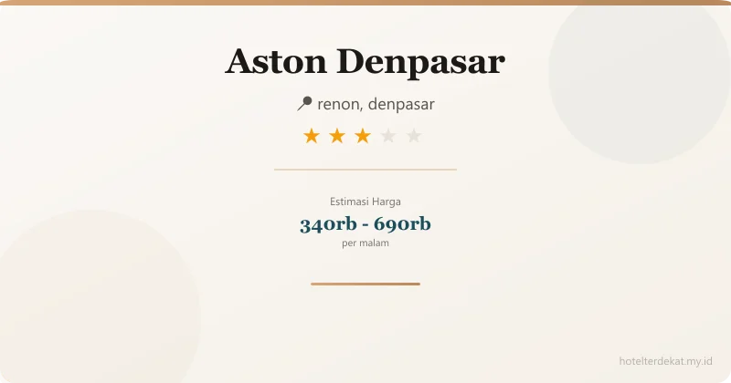 Aston Denpasar - Hotel 3 bintang di renon, denpasar