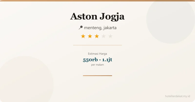 Aston Jogja - Hotel 3 bintang di menteng, jakarta