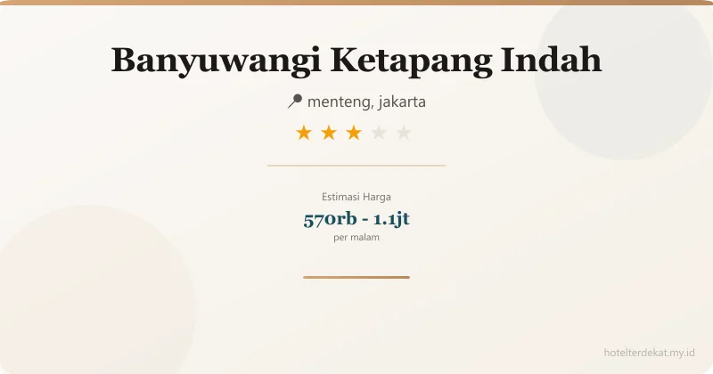 Banyuwangi Ketapang Indah - Hotel 3 bintang di menteng, jakarta