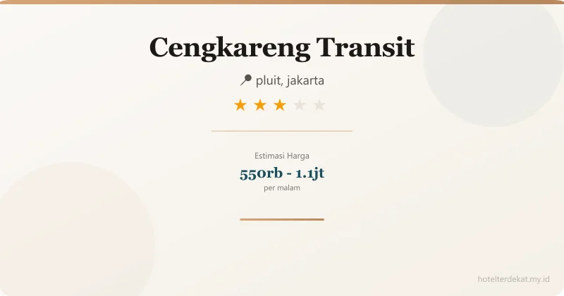 Cengkareng Transit - Hotel 3 bintang di pluit, jakarta