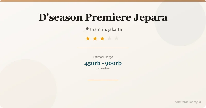 - Hotel 3 bintang di thamrin, jakarta