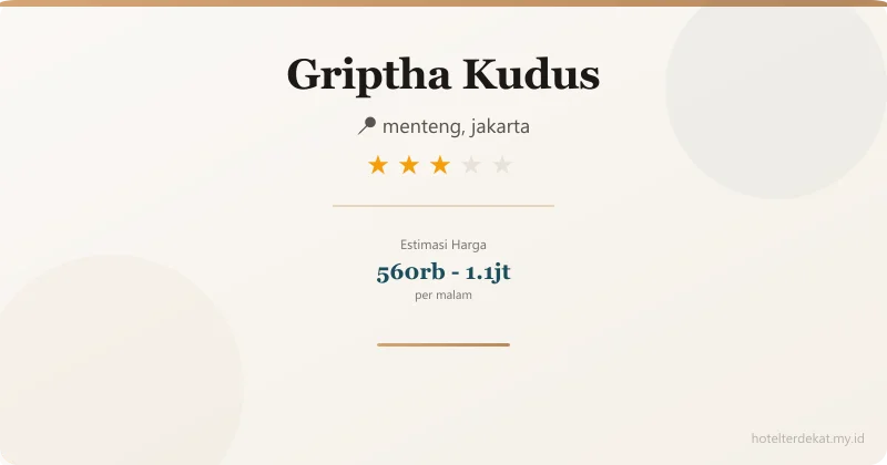 Griptha Kudus - Hotel 3 bintang di menteng, jakarta
