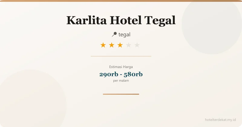 Karlita Hotel Tegal - Hotel 3 bintang di tegal