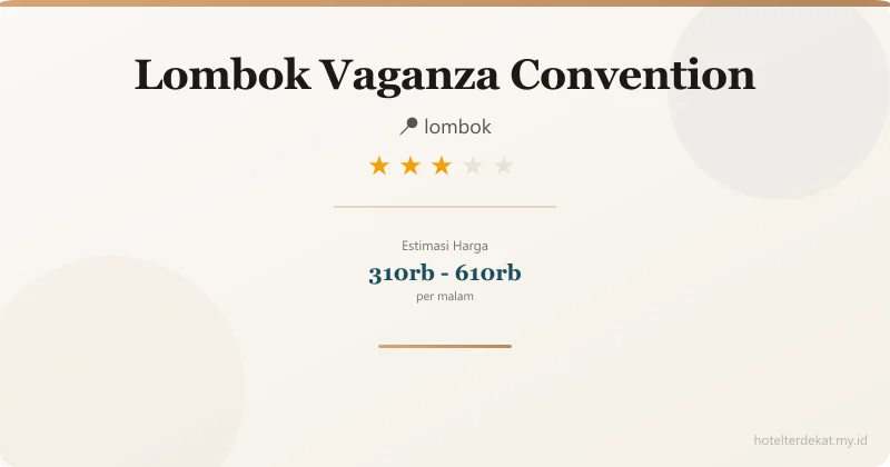 Lombok Vaganza Convention - Hotel 3 bintang di lombok