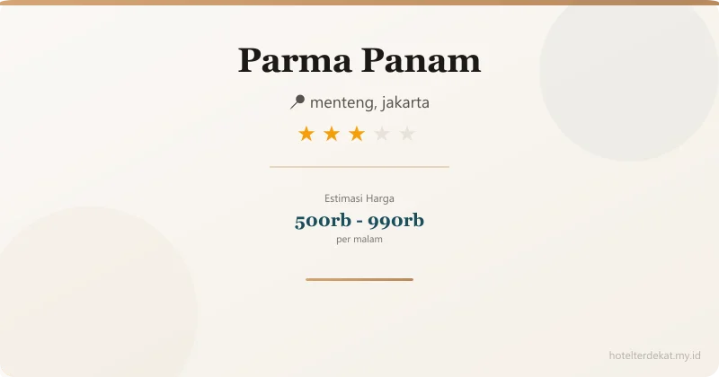 Parma Panam - Hotel 3 bintang di menteng, jakarta
