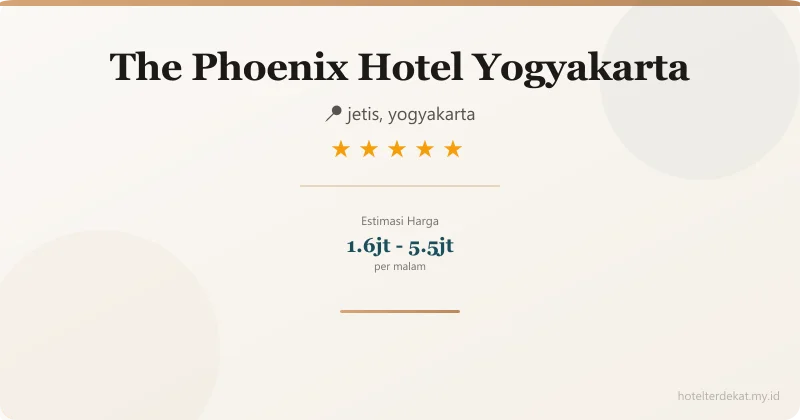 The Phoenix Hotel Yogyakarta - Hotel 5 bintang di jetis, yogyakarta