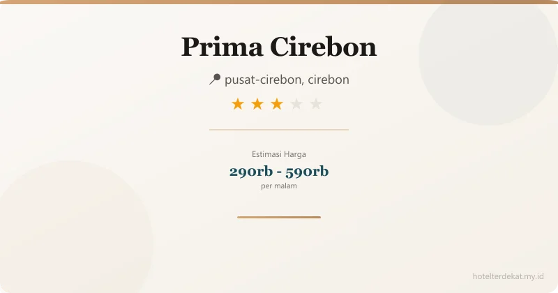 Prima Cirebon - Hotel 3 bintang di pusat-cirebon, cirebon