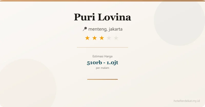 Puri Lovina - Hotel 3 bintang di menteng, jakarta