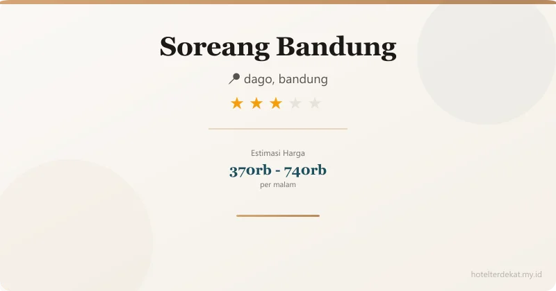 Soreang Bandung - Hotel 3 bintang di dago, bandung