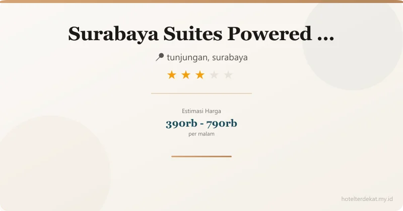 Surabaya Suites  Powered By Archipelago - Hotel 3 bintang di tunjungan, surabaya