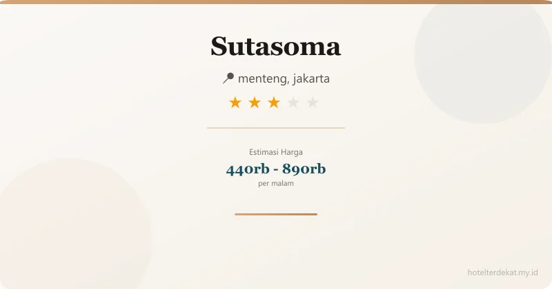 Sutasoma - Hotel 3 bintang di menteng, jakarta