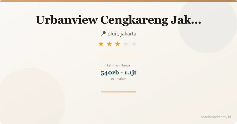 Urbanview  Cengkareng Jakarta - Hotel 3 bintang di pluit, jakarta